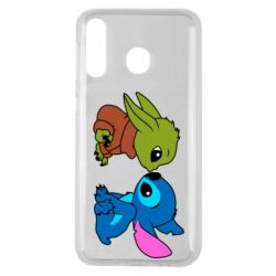 Чехол для Samsung M30 Baby Yoda And Stitch - PrintSalon