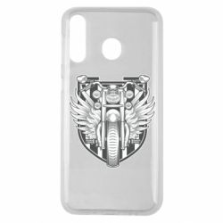 Чехол для Samsung M30 Bike Shield Art - PrintSalon