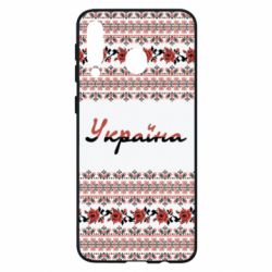 Чохол для Samsung M30 Black and Red Ukraine - PrintSalon