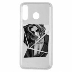 Чехол для Samsung M30 Black and white Damiano - PrintSalon