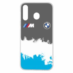 Чехол для Samsung M30 BMW logo and gray background - PrintSalon