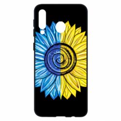 Чехол для Samsung M30 Большой подсолнух Украина
