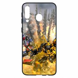 Чохол для Samsung M30 Bumblebee and Optimus Prime - PrintSalon