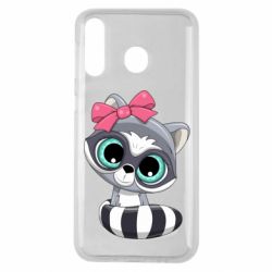 Чехол для Samsung M30 Cute raccoon - PrintSalon