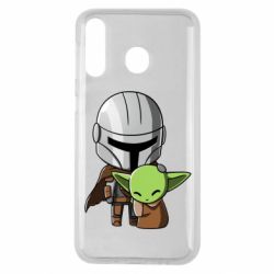Чехол для Samsung M30 Din Djarin And The Child - PrintSalon