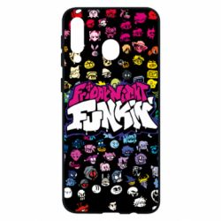 Чехол для Samsung M30 FnF Icons - PrintSalon