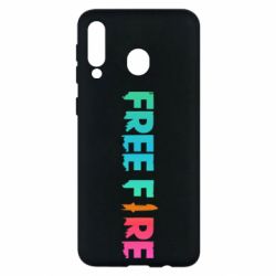 Чехол для Samsung M30 Free fire gradient logo - PrintSalon