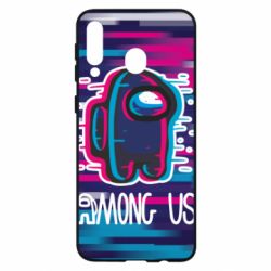 Чехол для Samsung M30 Glitch Among Us - PrintSalon