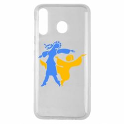 Чехол для Samsung M30 Гопак. Девушка и парень - PrintSalon