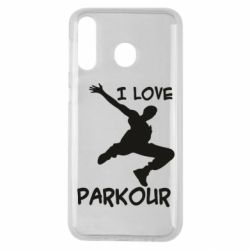 Чехол для Samsung M30 I love parkour - PrintSalon