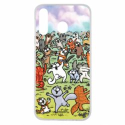 Чохол для Samsung M30 Коти танцюють - PrintSalon