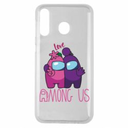 Чехол для Samsung M30 Love is Among Us - PrintSalon