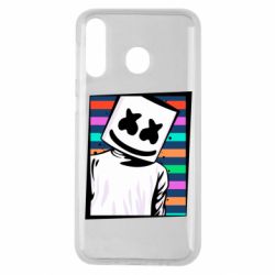 Чехол для Samsung M30 Marshmello Colorful Portrait - PrintSalon