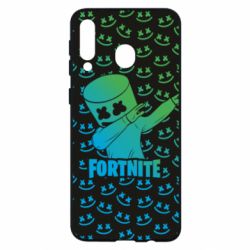 Чехол для Samsung M30 Marshmello Fortnite Dab Neon - PrintSalon