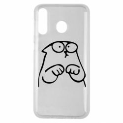 Чехол для Samsung M30 Милый Кот Саймона - PrintSalon