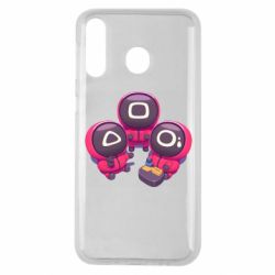 Чехол для Samsung M30 Милые солдаты из игры в кальмара - PrintSalon