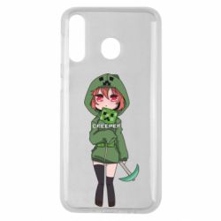 Чехол для Samsung M30 Minecraft anime - PrintSalon