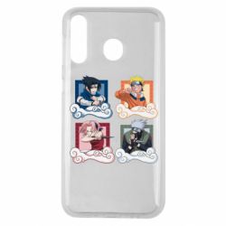 Чехол для Samsung M30 Naruto team 7 in action - PrintSalon