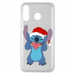 Чехол для Samsung M30 Новогодний Стич - PrintSalon
