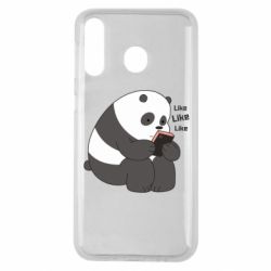 Чехол для Samsung M30 Панда лайк - PrintSalon