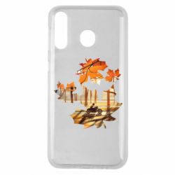 Чехол для Samsung M30 Проезжая осень - PrintSalon