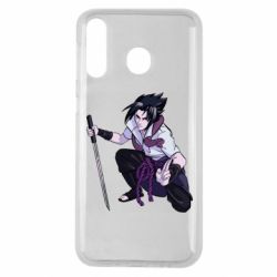 Чехол для Samsung M30 Sasuke with katana - PrintSalon