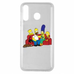 Чехол для Samsung M30 Simpsons At Home - PrintSalon