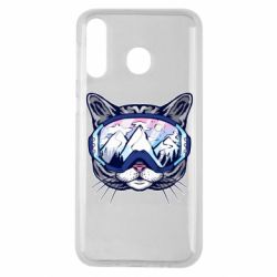 Чехол для Samsung M30 Snowboard Cat - PrintSalon