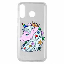 Чехол для Samsung M30 Unicorn Princess - PrintSalon