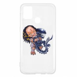 Чехол для Samsung M31 Alien vs Predator - PrintSalon
