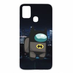 Чехол для Samsung M31 Among Us - Batman in the city - PrintSalon