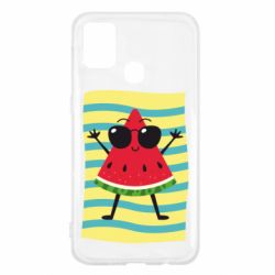 Чехол для Samsung M31 Арбуз на пляже - PrintSalon