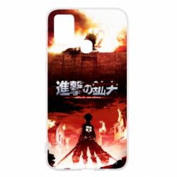 Чехол для Samsung M31 Attack of the Titans - PrintSalon