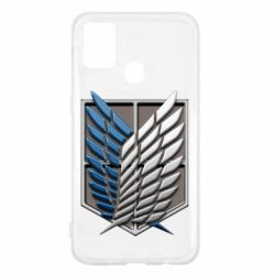 Чехол для Samsung M31 Attack Titan Survey Corps Logo 3D