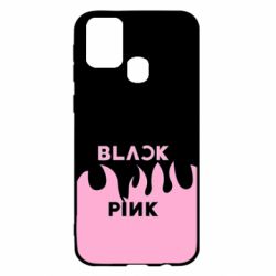 Чехол для Samsung M31 Blackpink pink fire - PrintSalon