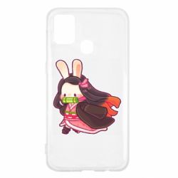 Чехол для Samsung M31 Chibi Bunny Kamado Nezuko - PrintSalon