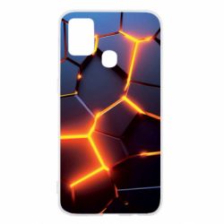 Чохол для Samsung M31 Cracked Blocks - PrintSalon