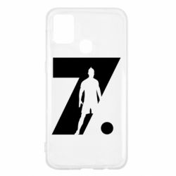 Чехол для Samsung M31 Cristiano Ronaldo Silhouette Art - PrintSalon