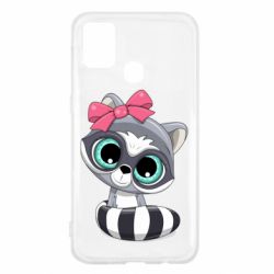 Чехол для Samsung M31 Cute raccoon - PrintSalon