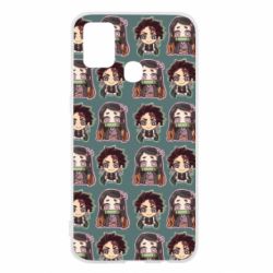 Чехол для Samsung M31 Cute Tanjiro with Nezuko - PrintSalon