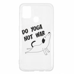 Чехол для Samsung M31 Do yoga not war - PrintSalon
