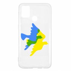 Чехол для Samsung M31 Dove flag of Ukraine - PrintSalon