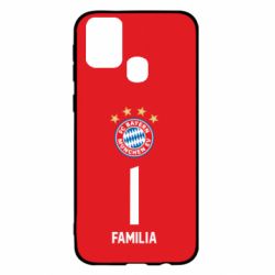 Чехол для Samsung M31 FC Bayern. Твоя фамилия, номер (англ.) - PrintSalon