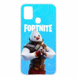 Чехол для Samsung M31 Fortnite Snowman - PrintSalon