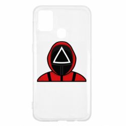 Чехол для Samsung M31 Игра в кальмара Soldier - PrintSalon