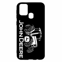 Чохол для Samsung M31 John Deere Logo, Tractor - PrintSalon