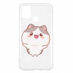 Чехол для Samsung M31 Котик обнимает тебя - PrintSalon