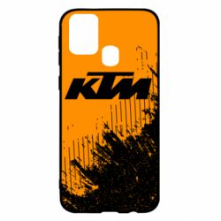 Чехол для Samsung M31 KTM and grunge background - PrintSalon