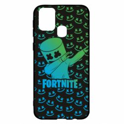 Чехол для Samsung M31 Marshmello Fortnite Dab Neon - PrintSalon