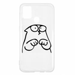 Чехол для Samsung M31 Милый Кот Саймона - PrintSalon